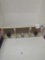 wall hanging shelf antique white door knob hanging hooks farm house decor