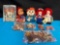 Doll lot Raggedy Ann others and doll book