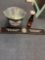 Little Kings bucket Deschutes Bar pad and Pumpkin Ale tap handle
