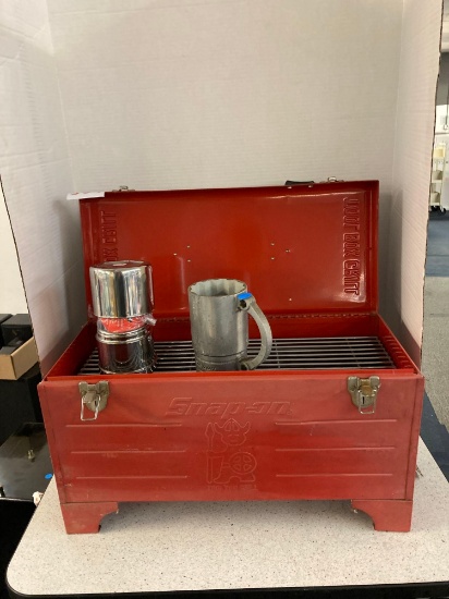snap on tools gloves cop toolbox grill