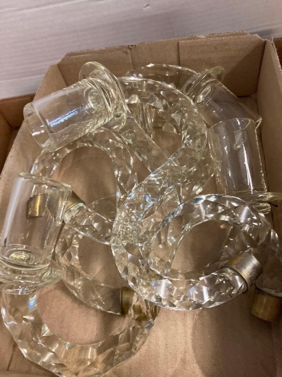 Crystal chandelier parts