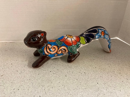 Glazed painted squirrel made in Mexico