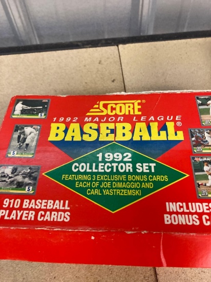 baseball and football cards