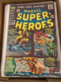 eight vintage marvel comics super heroes