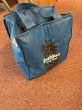 Insulated bag filled with ladies belts