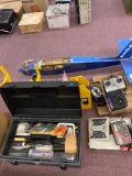 large lot of remote control parts controls airplane etc.
