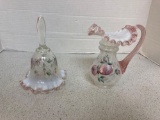 Fenton hand painted and signed