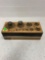Brass scale weight set