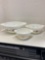 Pyrex Town and Country 3 bowl Cinderella set