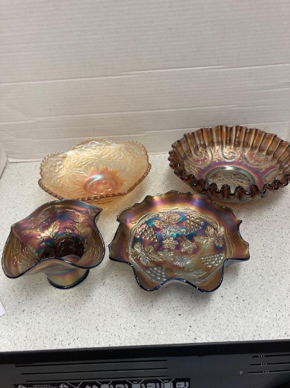 Fenton and Northwood Carnival glass