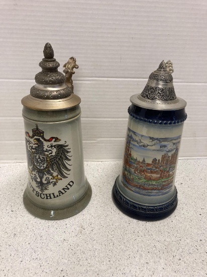 Vintage German steins