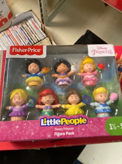 large dolls chutes and ladders game Disney princess little people
