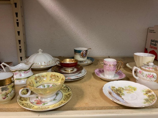 imagine books Shirley Temple dolls Lewis Mumford tea cups and saucers