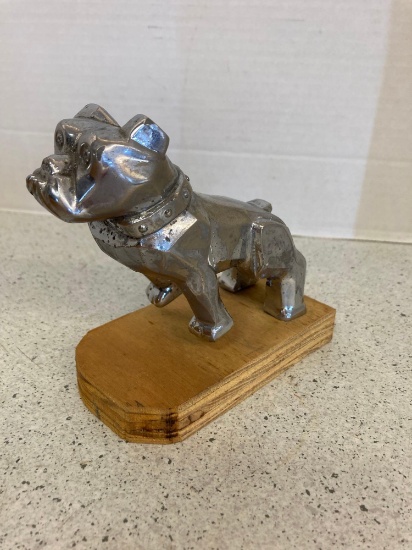 Metal Mack truck bulldog hood ornament