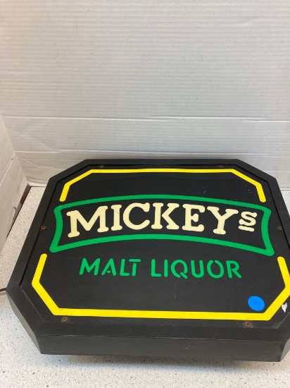 Mickeys malt liquor sign