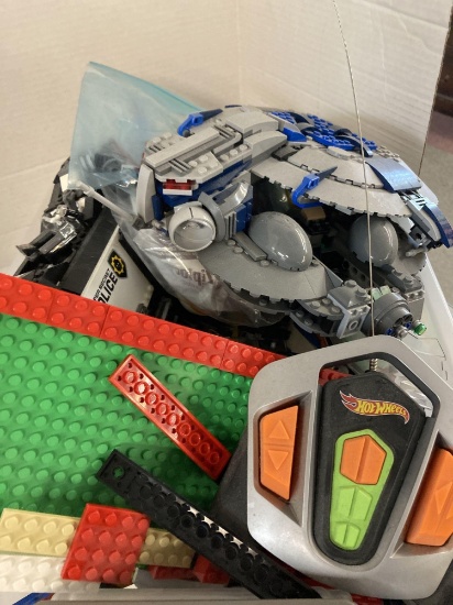tote full of misc. Legos