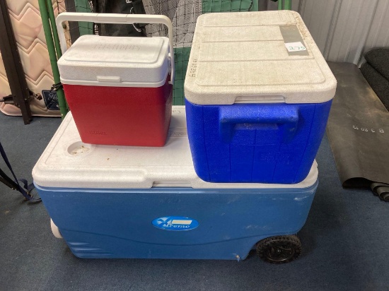 (3) coolers