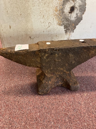 large iron anvil