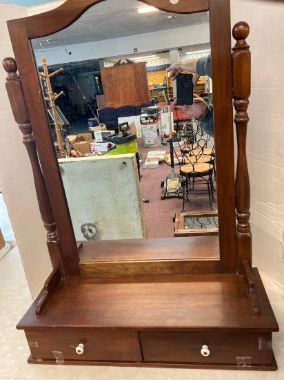 Cherry dressing mirror