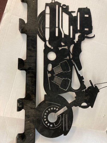 laser cut motorcycle rack