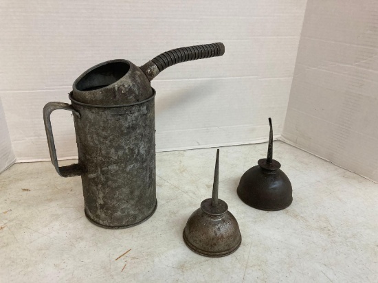 vintage oil cans