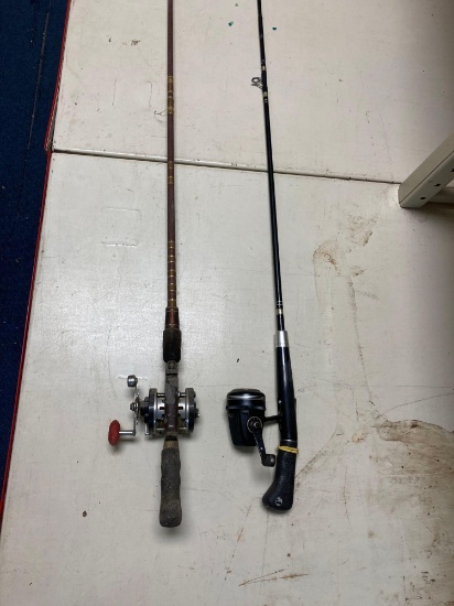 fishing rods and reels