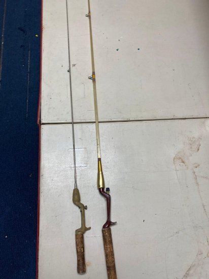 fishing rods and reels