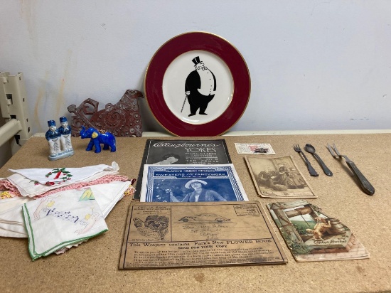 Hankies ephemera etc