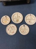 Vintage baby feeding dishes