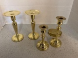 brass items Baldwin brass candlesticks