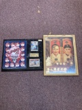 Cleveland Indians plaque and baseball picture