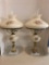 Pair of vintage parlor lamps