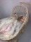 vintage baby doll buggy with dolls