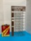 Gas can and 3m metal display