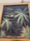 vintage framed art Christmas art