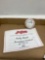 Sandy Alomar autographed baseball 2019 Cleveland Indian?s poster schedule
