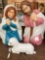 Mary and Joseph lamb blow molds