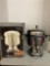 Farberware stainless steel coffee urn open box
