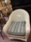 wicker resin chair with cushion