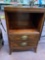 vintage mahogany bedside table