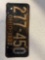 1932 Ohio License plate