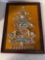 Jewelry Christmas tree framed 12.5x17.5 inches