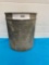 Galvanized ice cream bucket