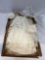 Baby Doll wedding dress in box