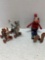 3 Vintage Disney toys by Marx bendable Goofy Lady and the Tramp on wheels