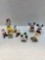 Disney Porcelain from figurines Mickey and Minnie Mouse Snow White and death gas and Dumbo