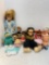 10 vintage dolls