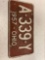 1957 Ohio license plate