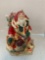 Studio Nova Woodland Holly Santa cookie jar