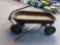 antique red wagon